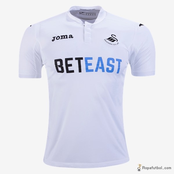 Camiseta Swansea City Replica Primera Ropa Blanco 2016/17